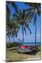 1959 Dodge Custom Loyal Lancer Convertible, Playa Del Este, Havana, Cuba-Jon Arnold-Mounted Premium Photographic Print