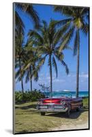 1959 Dodge Custom Loyal Lancer Convertible, Playa Del Este, Havana, Cuba-Jon Arnold-Mounted Photographic Print