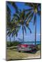 1959 Dodge Custom Loyal Lancer Convertible, Playa Del Este, Havana, Cuba-Jon Arnold-Mounted Photographic Print