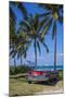 1959 Dodge Custom Loyal Lancer Convertible, Playa Del Este, Havana, Cuba-Jon Arnold-Mounted Photographic Print