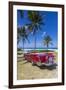 1959 Dodge Custom Loyal Lancer Convertible, Playa Del Este, Havana, Cuba-Jon Arnold-Framed Photographic Print