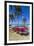 1959 Dodge Custom Loyal Lancer Convertible, Playa Del Este, Havana, Cuba-Jon Arnold-Framed Photographic Print