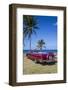 1959 Dodge Custom Loyal Lancer Convertible, Playa Del Este, Havana, Cuba-Jon Arnold-Framed Photographic Print