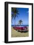 1959 Dodge Custom Loyal Lancer Convertible, Playa Del Este, Havana, Cuba-Jon Arnold-Framed Photographic Print