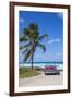 1959 Dodge Custom Loyal Lancer Convertible, Playa Del Este, Havana, Cuba-Jon Arnold-Framed Photographic Print