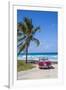 1959 Dodge Custom Loyal Lancer Convertible, Playa Del Este, Havana, Cuba-Jon Arnold-Framed Photographic Print