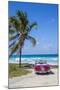 1959 Dodge Custom Loyal Lancer Convertible, Playa Del Este, Havana, Cuba-Jon Arnold-Mounted Photographic Print