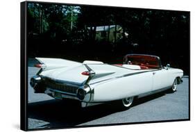 1959 El Dorado Biarritz Cadillac Convertible-null-Framed Stretched Canvas