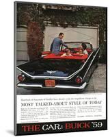 1959 GM Buick - Style of Today-null-Mounted Art Print