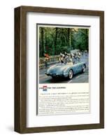 1959 GM Corvette New Sleekness-null-Framed Art Print