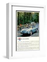 1959 GM Corvette New Sleekness-null-Framed Art Print