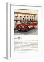 1959 GM Corvette Sports Car-null-Framed Art Print