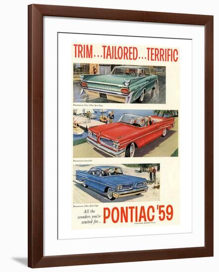 1959 GM Pontiac-Trim Tailored…-null-Framed Art Print