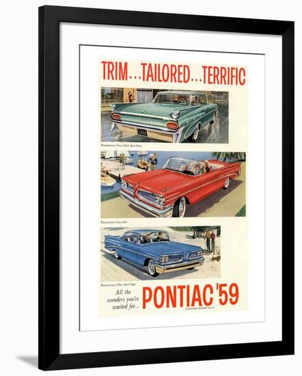 1959 GM Pontiac-Trim Tailored…-null-Framed Art Print