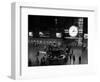 1959 Grand Central Passenger Railroad Station Main Hall Information Booth and Train Ticket-null-Framed Photographic Print