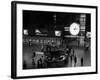 1959 Grand Central Passenger Railroad Station Main Hall Information Booth and Train Ticket-null-Framed Photographic Print