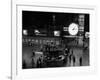 1959 Grand Central Passenger Railroad Station Main Hall Information Booth and Train Ticket-null-Framed Photographic Print