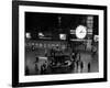 1959 Grand Central Passenger Railroad Station Main Hall Information Booth and Train Ticket-null-Framed Photographic Print