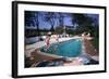 1959: Mrs. Wilbur S. Forrest's Pool in New Hope, Pa., a Treat for Her Eight Grandchildren-Frank Scherschel-Framed Photographic Print