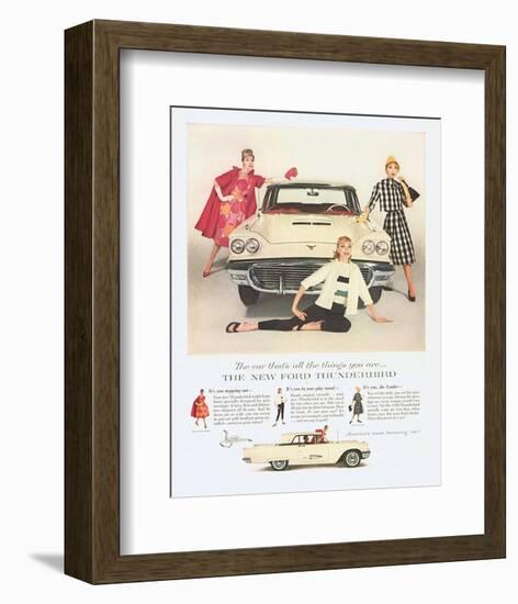 1959 Thunderbird - All You Are-null-Framed Art Print