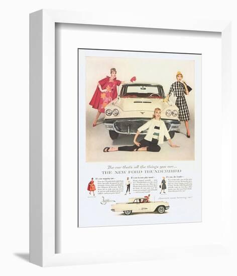 1959 Thunderbird - All You Are-null-Framed Art Print