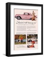 1959 Thunderbird- Becoming Car-null-Framed Art Print