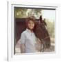 1960: American Dressage Rider, Patricia Galvin with Horse, Rath Patrick, 1960 Rome Olympic Games-George Silk-Framed Photographic Print