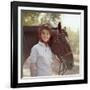 1960: American Dressage Rider, Patricia Galvin with Horse, Rath Patrick, 1960 Rome Olympic Games-George Silk-Framed Photographic Print