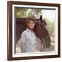 1960: American Dressage Rider, Patricia Galvin with Horse, Rath Patrick, 1960 Rome Olympic Games-George Silk-Framed Photographic Print