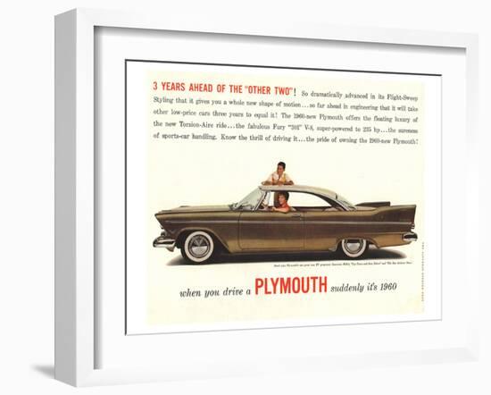 1960 Chrysler Plymouth-null-Framed Art Print