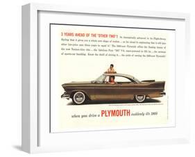 1960 Chrysler Plymouth-null-Framed Art Print