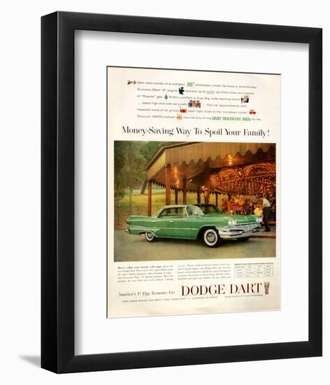 1960 Dodge Dart-Money Saving-null-Framed Art Print