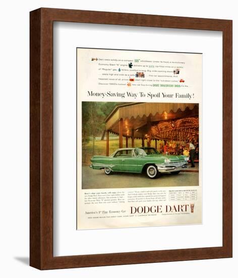 1960 Dodge Dart-Money Saving-null-Framed Art Print