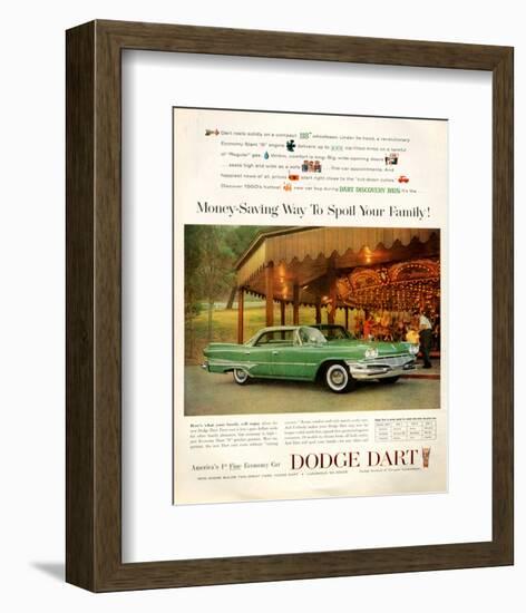 1960 Dodge Dart-Money Saving-null-Framed Art Print