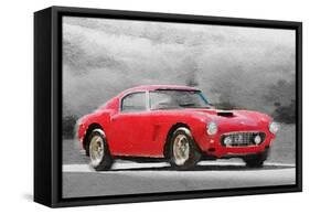 1960 Ferrari 250 GT SWB Watercolor-NaxArt-Framed Stretched Canvas