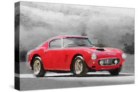 1960 Ferrari 250 GT SWB Watercolor-NaxArt-Stretched Canvas