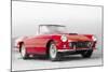 1960 Ferrari 250GT Pinifarina Watercolor-NaxArt-Mounted Art Print