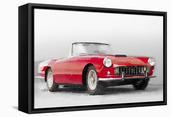 1960 Ferrari 250GT Pinifarina Watercolor-NaxArt-Framed Stretched Canvas