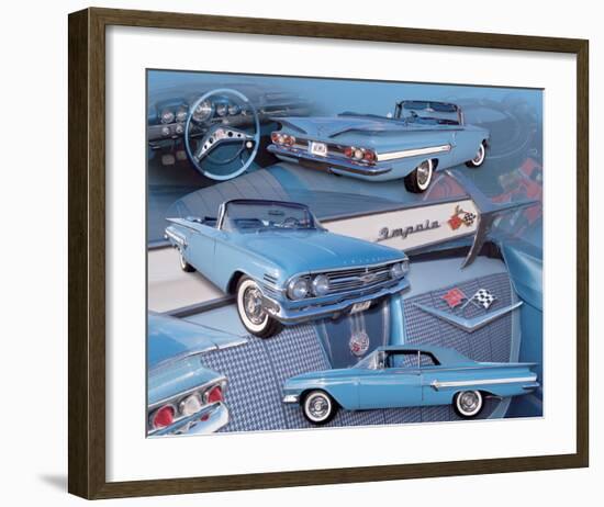 1960 Impala-null-Framed Art Print