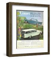 1960 Mercury-Comet Compact Car-null-Framed Art Print