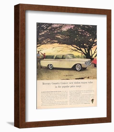 1960 Mercury Country Cruiser-null-Framed Art Print