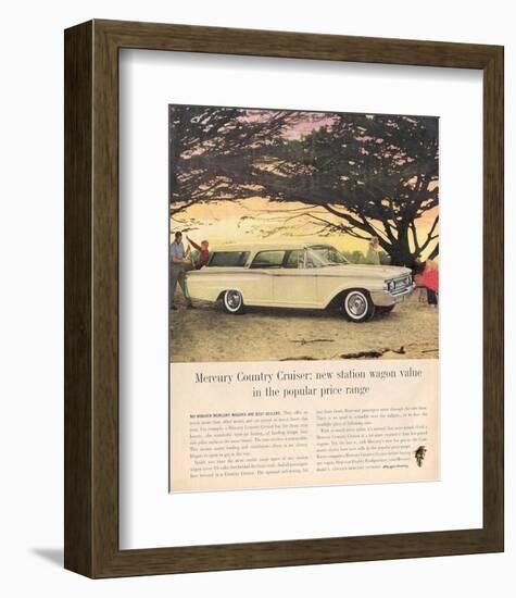 1960 Mercury Country Cruiser-null-Framed Art Print
