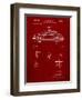 1960 Porsche 365 Patent-Cole Borders-Framed Art Print