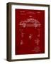 1960 Porsche 365 Patent-Cole Borders-Framed Art Print