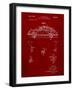 1960 Porsche 365 Patent-Cole Borders-Framed Art Print