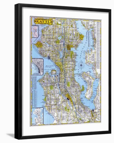 1960, Seattle 1960, Washington, United States-null-Framed Giclee Print