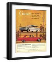 1960Mercury-Comet: 1St Compact-null-Framed Art Print