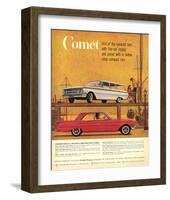 1960Mercury-Comet: 1St Compact-null-Framed Art Print