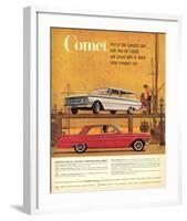 1960Mercury-Comet: 1St Compact-null-Framed Art Print