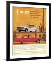 1960Mercury-Comet: 1St Compact-null-Framed Art Print